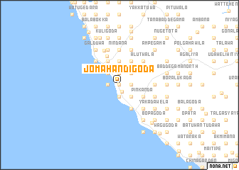 map of Jomahandigoda