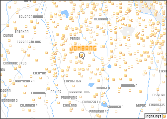 map of Jombang