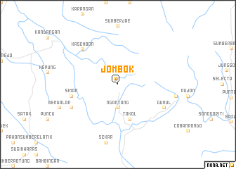 map of Jombok