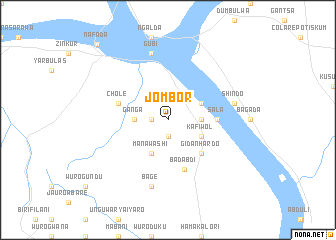 map of Jombor