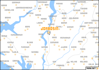 map of Jombosin