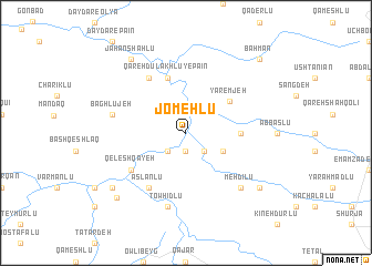map of Jom‘ehlū