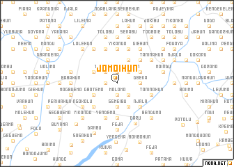 map of Jomoihun