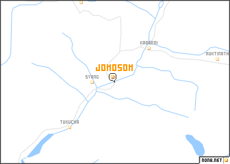 map of Jomosom