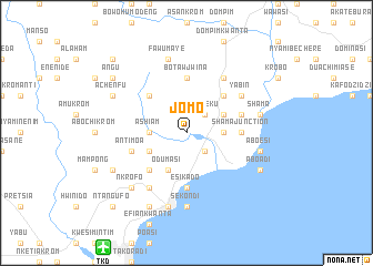 map of Jomo