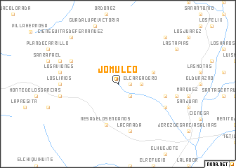 map of Jomulco