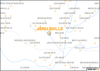 map of Jomulquillo