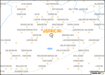 map of Jonaičiai