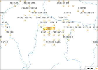 map of Jonam