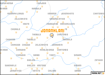 map of Jona Nhlani