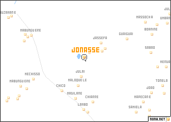 map of Jonasse
