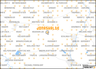 map of Jonaswalde