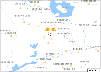 map of Jonas