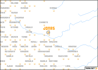 map of Jonas