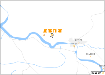 map of Jonathan