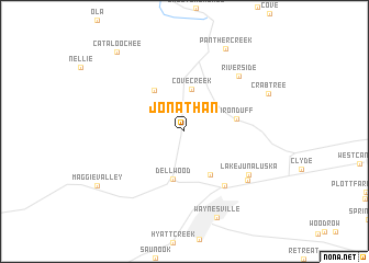 map of Jonathan