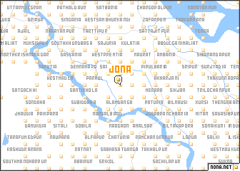 map of Jona