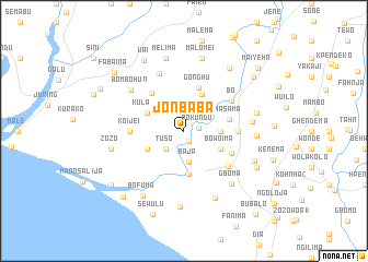 map of Jonbaba