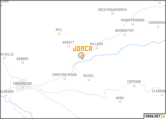 map of Jonca