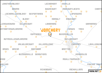 map of Jonchery