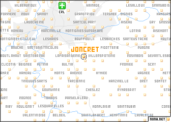 map of Joncret