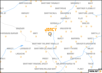 map of Joncy