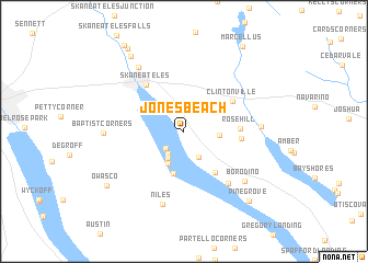 map of Jones Beach