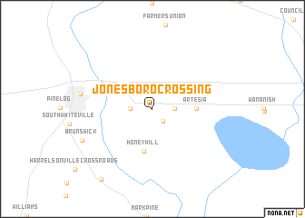 map of Jonesboro Crossing