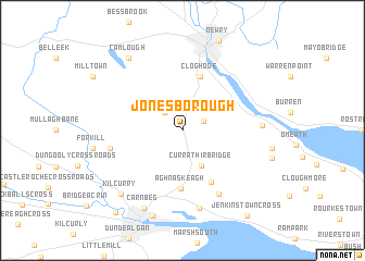 map of Jonesborough