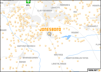 map of Jonesboro