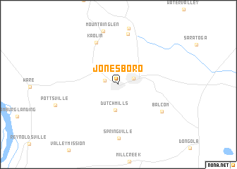 map of Jonesboro