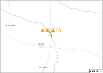 map of Jones City