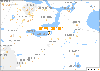 map of Jones Landing