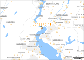 map of Jones Point