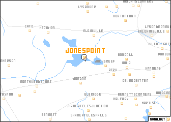map of Jones Point