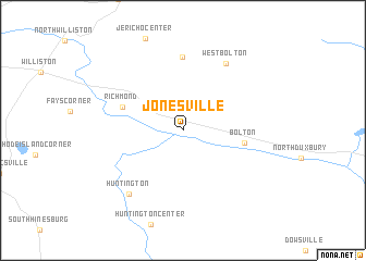 map of Jonesville