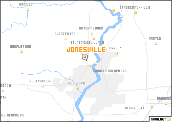 map of Jonesville