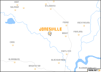 map of Jonesville