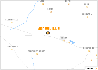 map of Jonesville