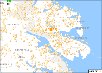 map of Jones