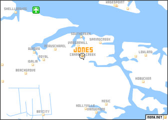 map of Jones