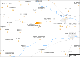 map of Jones