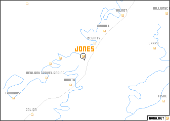 map of Jones