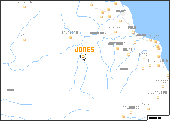 map of Jones