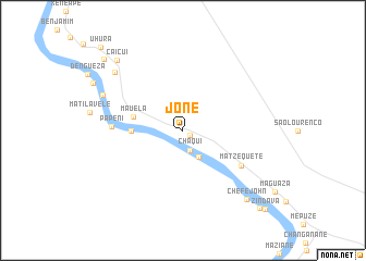 map of Jone