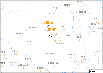 map of Jone