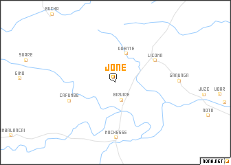 map of Jone