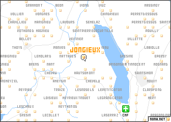 map of Jongieux