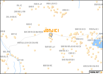 map of Jonjići