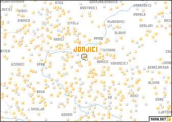 map of Jonjići